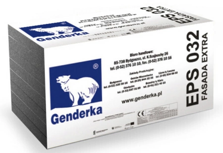 Styropian grafitowy EPS 032 Fasada Extra Genderka