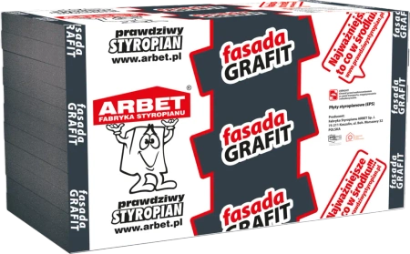 Styropian fasadowy Arbet Fasada Grafit 031