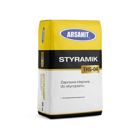 Zaprawa klejowa do styropianu białego Arsanit Styramik THS-04