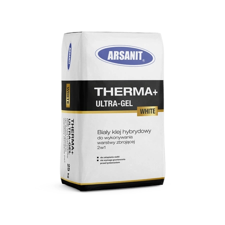 Biały klej hybrydowy do wykonania warstwy zbrojącej Arsanit THERMA+ULTRA-GEL WHITE
