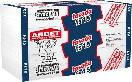 Styropian fasadowy Arbet Fasada FS 15 EPS 70 038