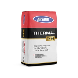 Zaprawa klejowa do styropianu i zatapiania siatki Arsanit THERMA+ TH-03