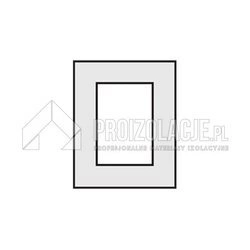 Pustak wentylacyjny jednokanałowy KONEKT 20x25 cm